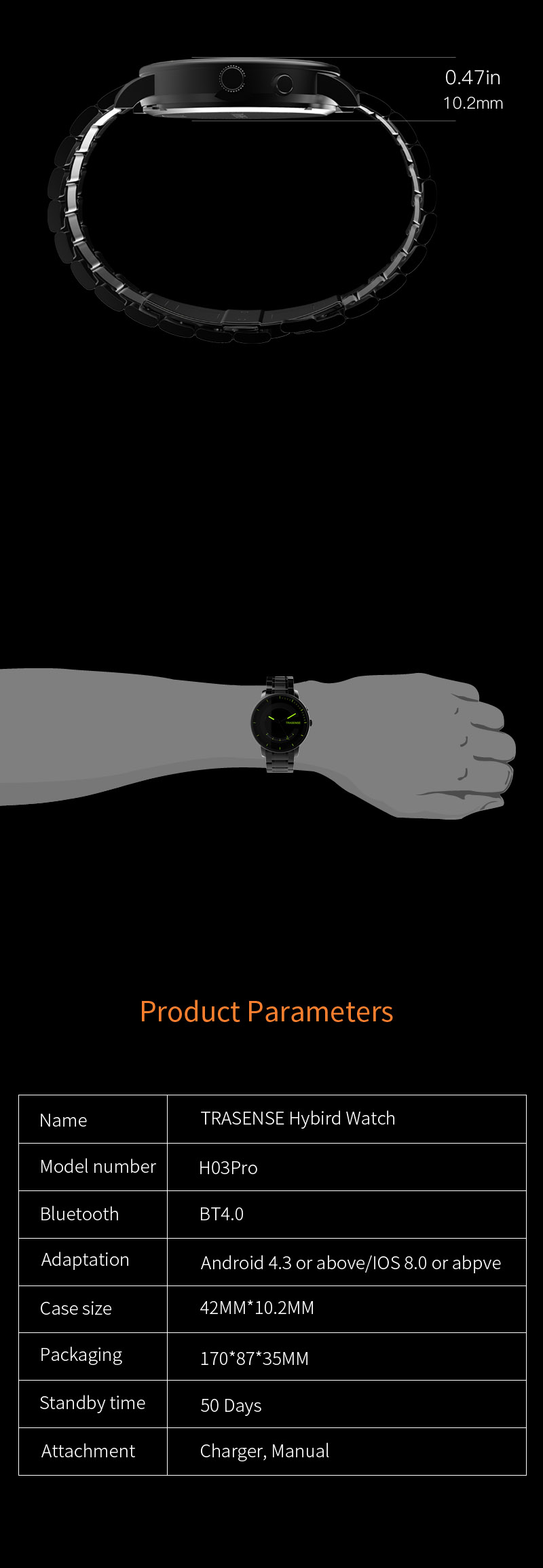 TRASENSE-H03-N-Smart-Quartz-Watch-Leather-Strap-Call-Reminder-Luminous-Smart-Watch-1227841