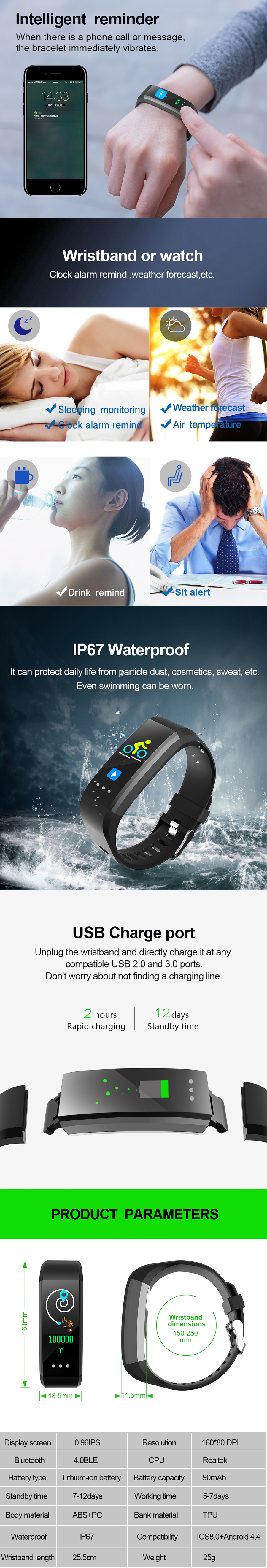 CK16-Smart-Bracelet-HR-Blood-Pressure-Monitor-Weather-Report-Alarm-IP67-Waterproof-Sport-Bracelet-1307270