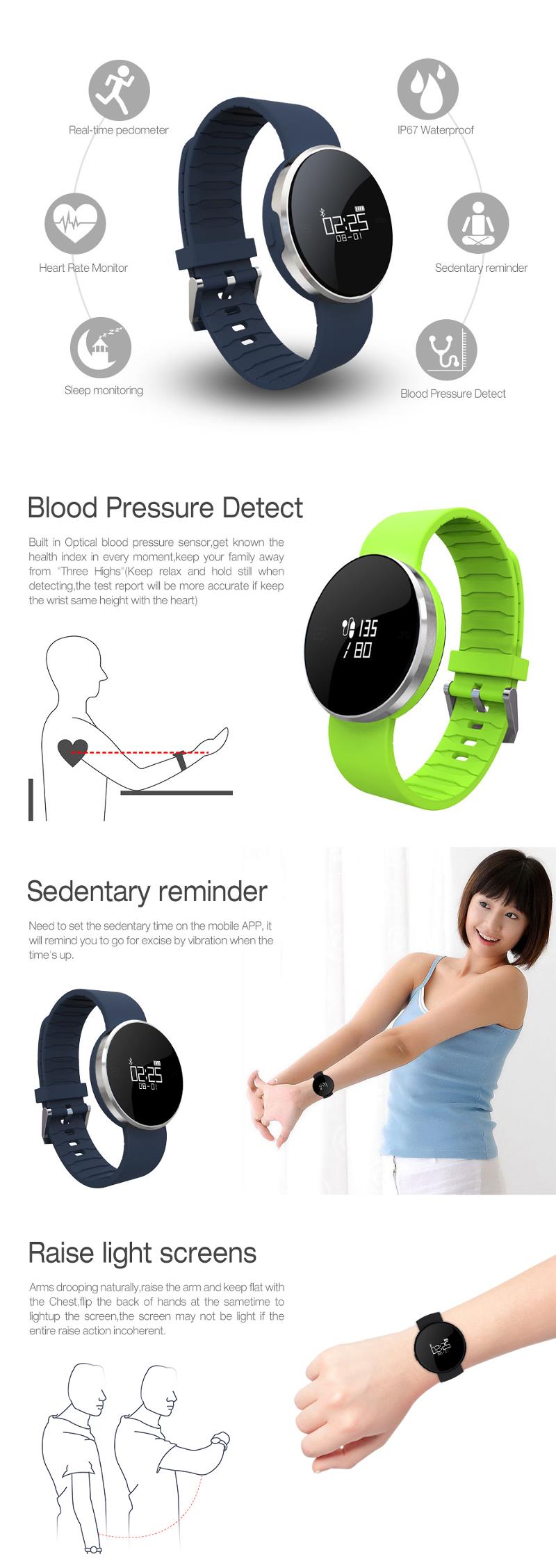 UW1S-Waterproof-IP67-Smart-Bracelet-Heart-Rate-Call-SMS-Remind-Hand-Raise-Light-Up-Smart-Watch-1125266
