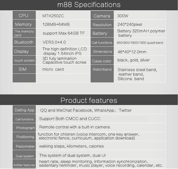 M88-Smart-Watch-Phone-Bluetooth-40-Heart-Rate-Monitor-Wristwatch-for-Android-IOS-1116020