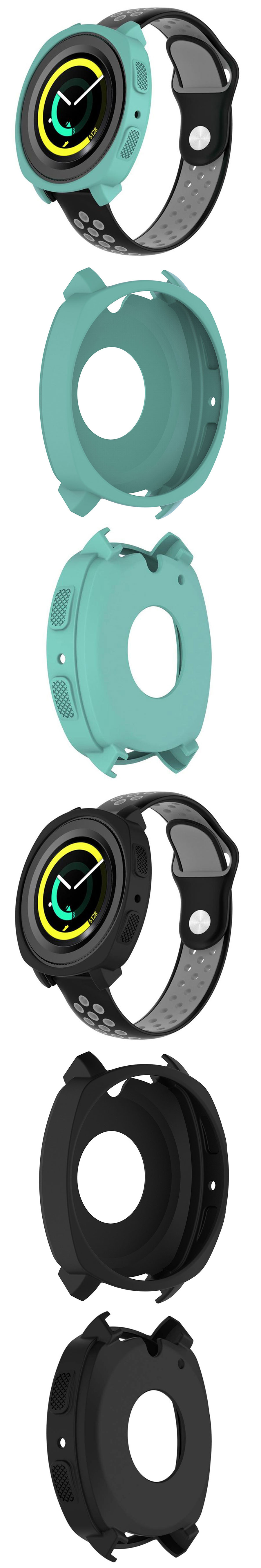 Colorful-Silicone-Protective-Watch-Case-Cover-Watch-Tools-for-Samsung-Gear-Sport-R600-1312915