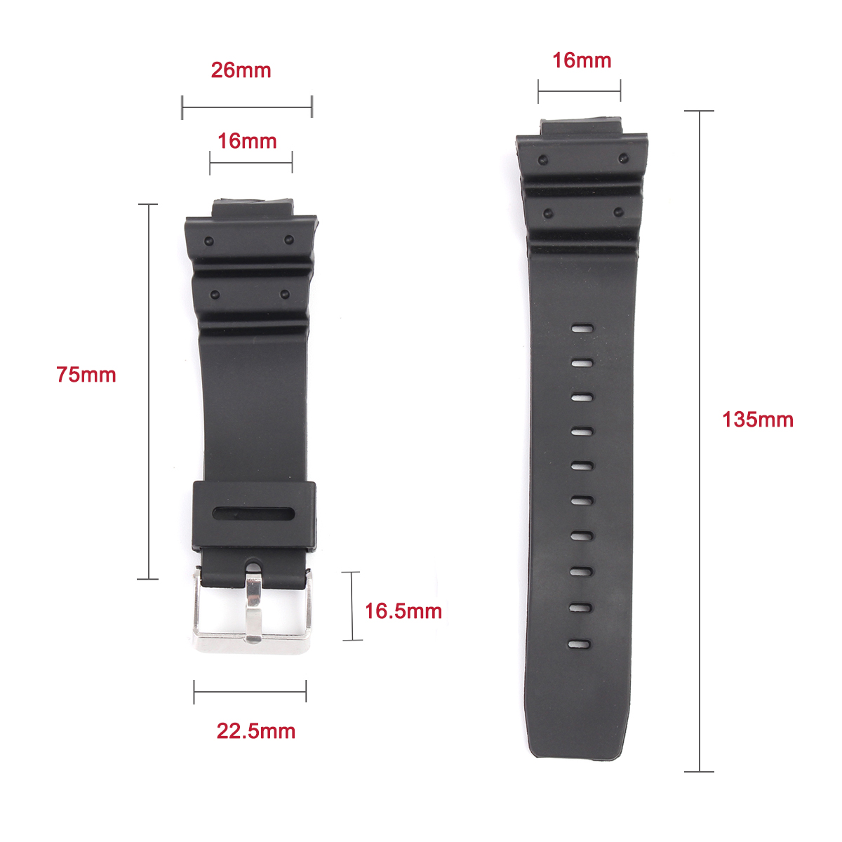 16mm-Silicone-Black-Strap-Watch-Band-Replacement-with-Pins-for-Casio-G-Shock-More-Models-1405690