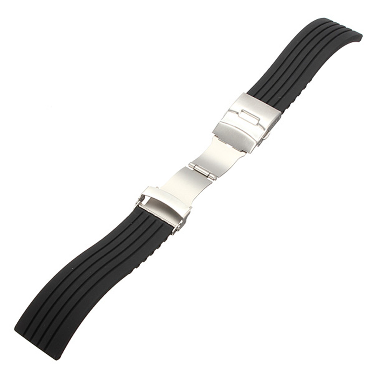 18202224mm-Black-Silicone-Sports-Watch-Band-985386