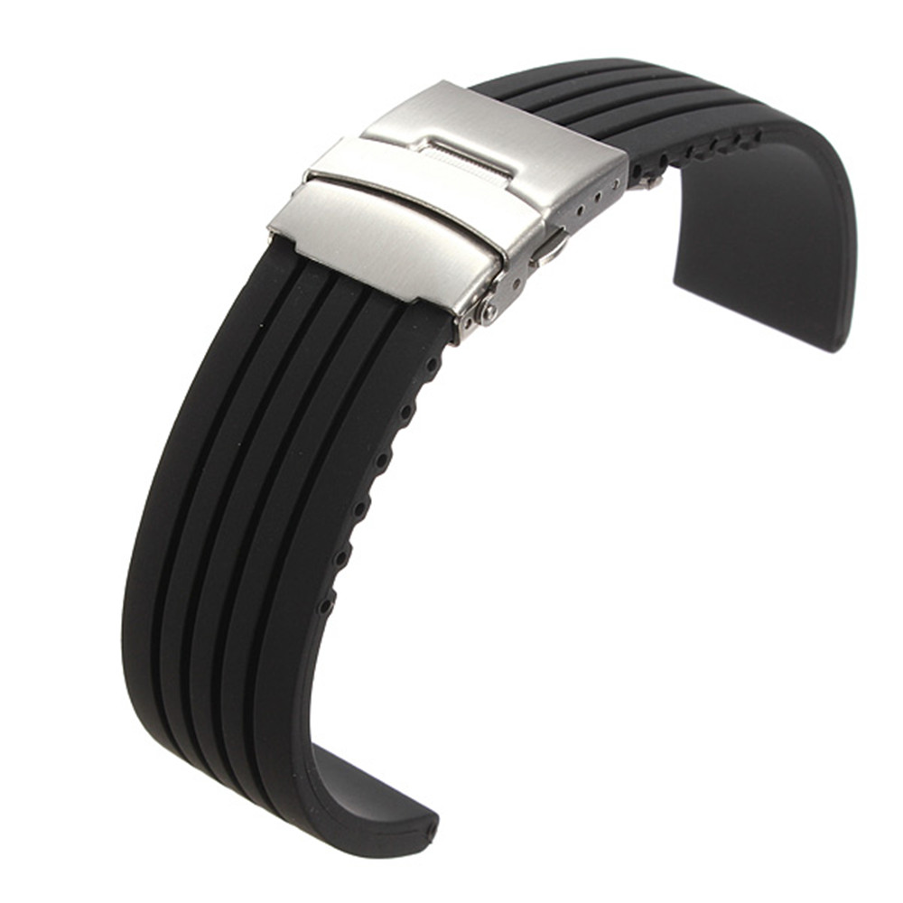 18202224mm-Black-Silicone-Sports-Watch-Band-985386