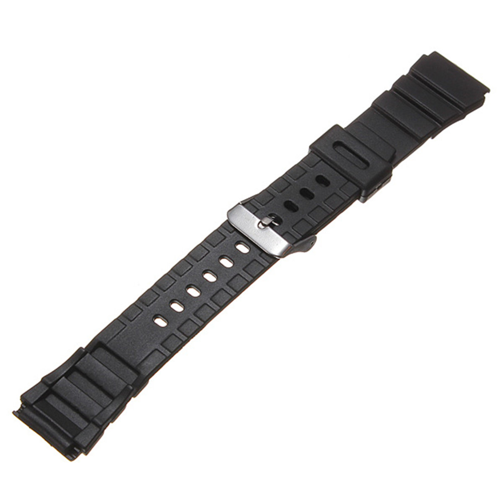 18mm-Black-Rubber-Replacement-Wrist-Watch-Band-Strap-981399