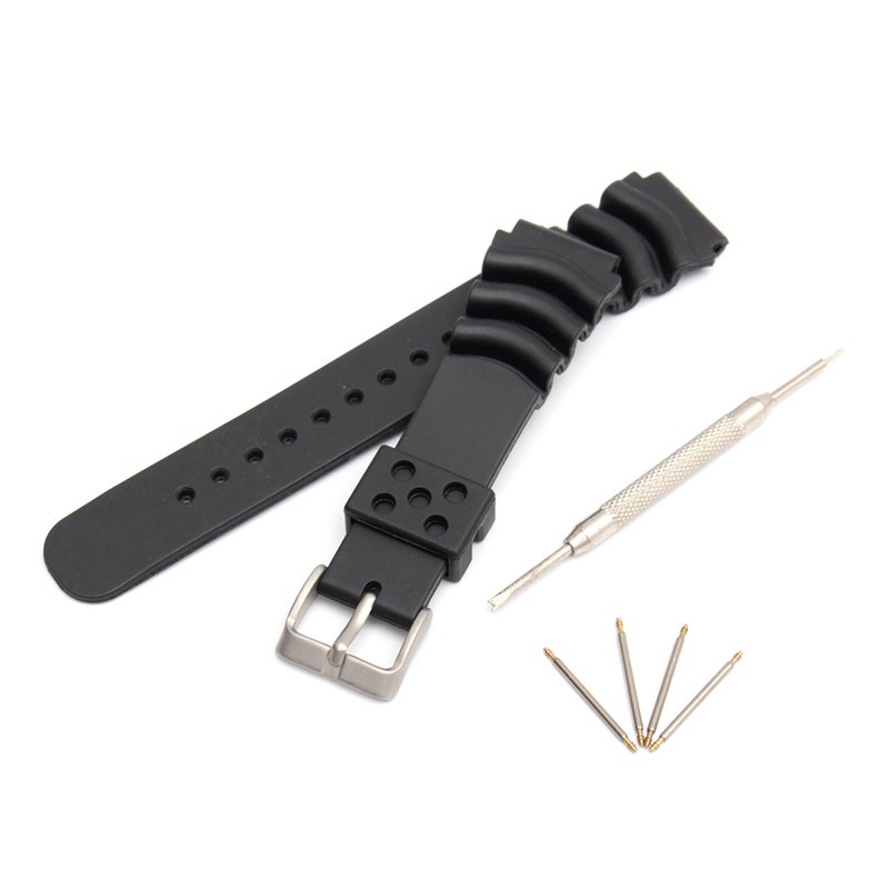 20MM22MM-Black-Sport-Scuba-Diver-Rubber-Watch-Band-Strap-For-Sei-ko-1258789