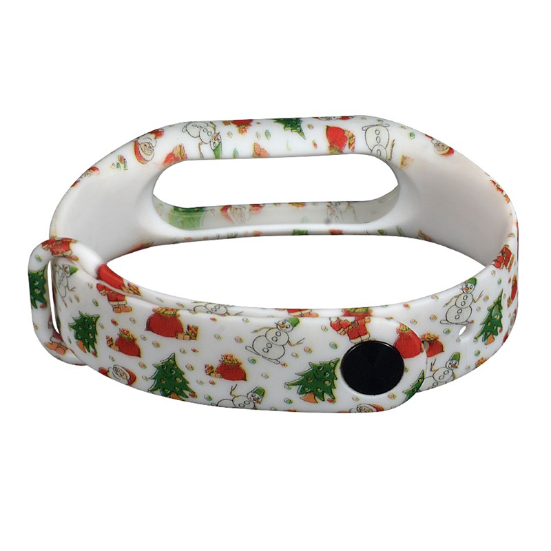 Replacemet-Christmas-Tree-Snowman-Santa-Claus-Pattern-Watch-Strap-for-XIAOMI-MIband-2-1212633