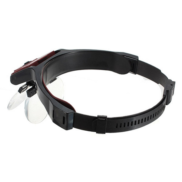 Detachable-4-Glass-Lens-35x-Loop-Head-Band-VISOR-LED-Light-Magnifying-49982