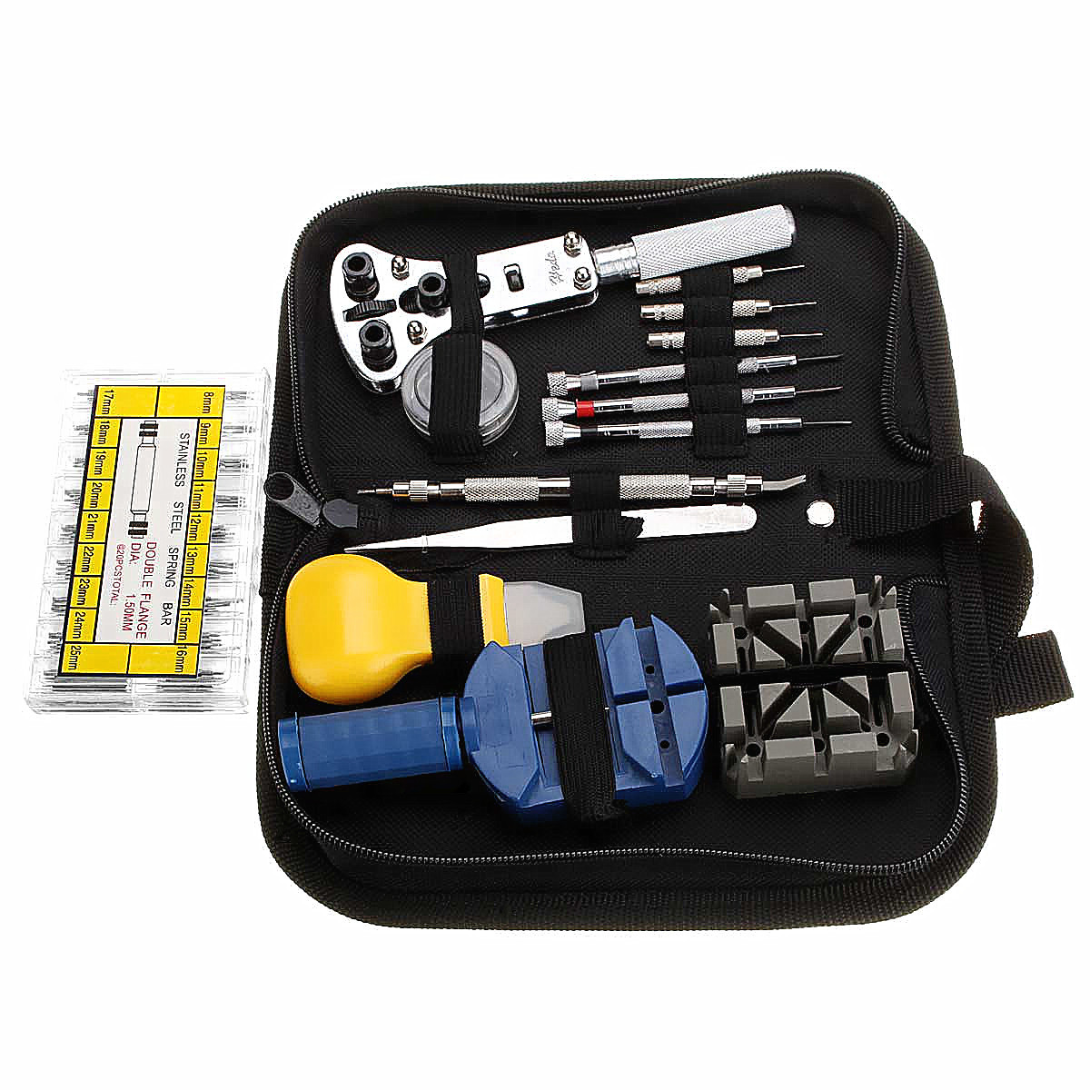 371pcs-Watch-Repair-Tool-Kit-Watchmaker-Opener-Remover-Spring-Pin-Bar-With-Case-1042812