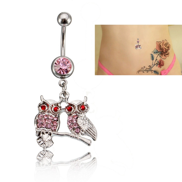 1Pc-Crystal-Couple-Owls-Dangle-Navel-Belly-Ring-Piercing-Body-Jewelry-1027494