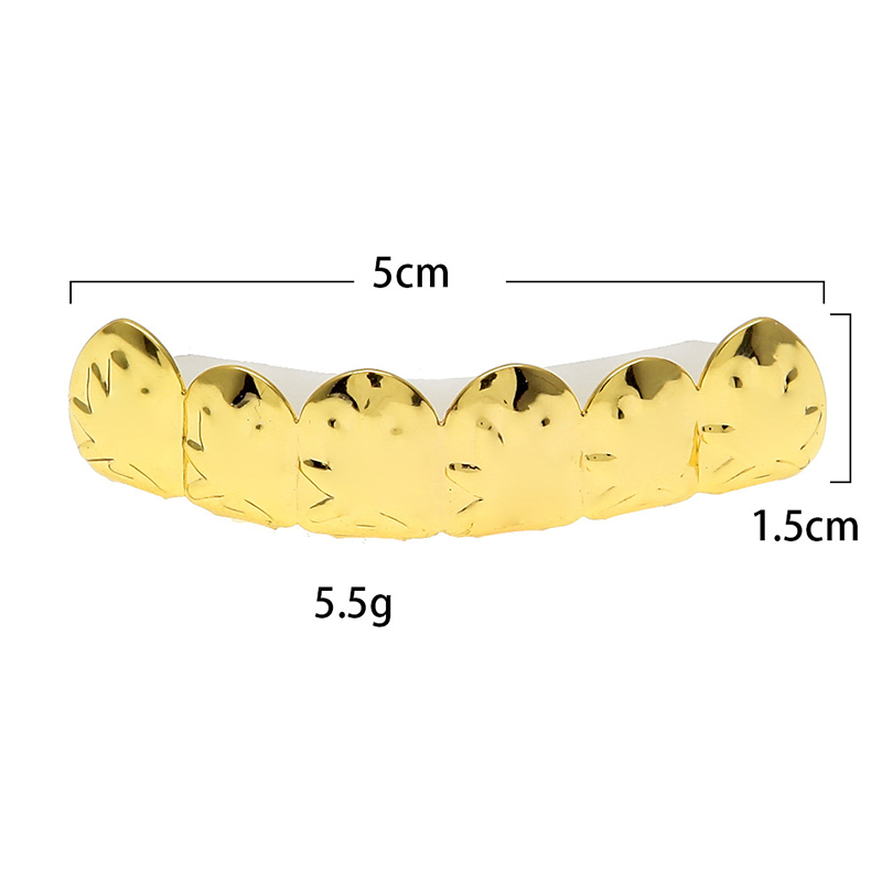 Gold-Plated-Teeth-Maple-Leaf-Top-amp-Bottom-Mouth-Grillz-Caps-1124868