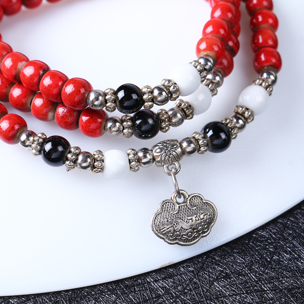 108pcs-Tibetan-Buddhist-Handmade-Ceramic-Beads-Multilayer-Bracelet-1255485