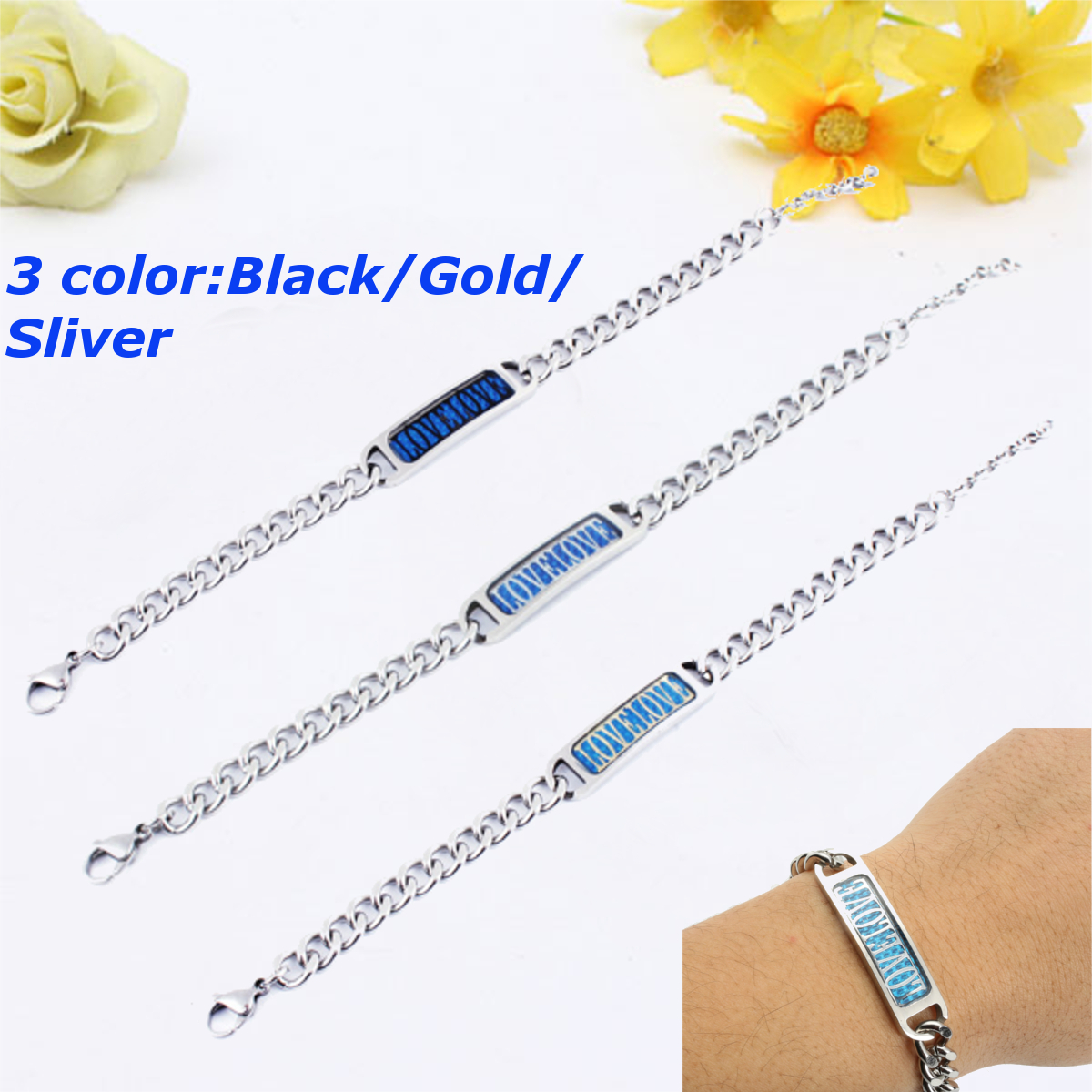 316L-Stainless-Steel-Couple-Love-Letter-Chain-Valentines-Day-Bracelet-Gift-for-Men-Women-1359181