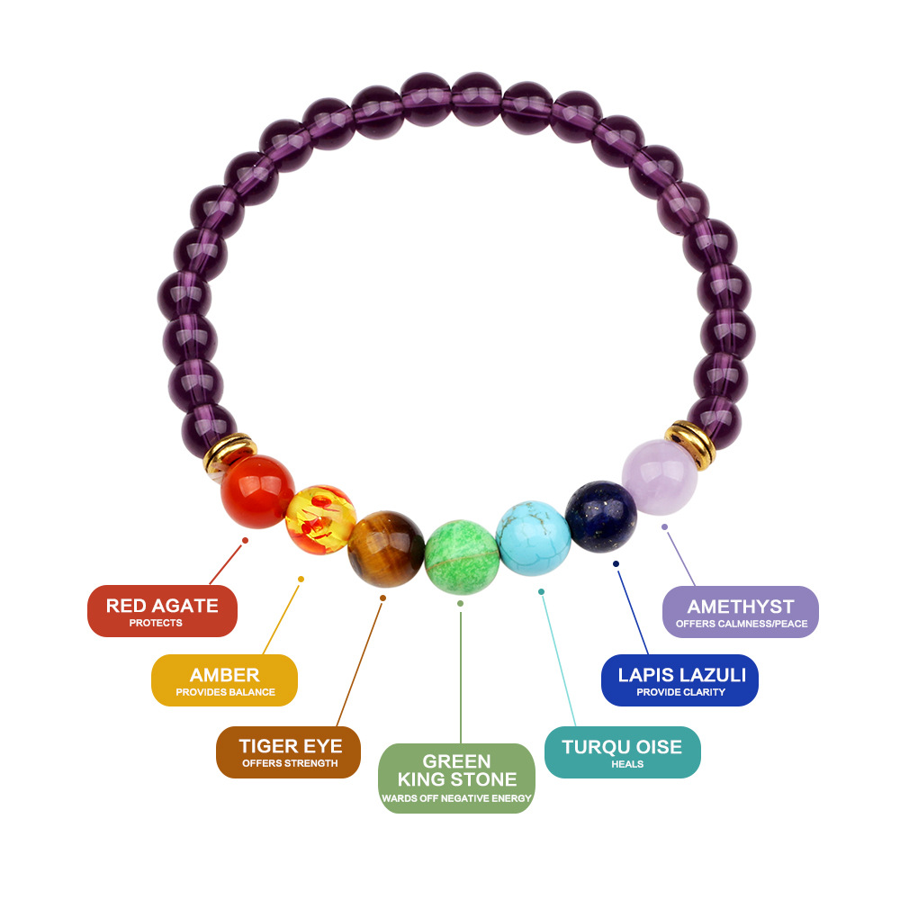 6mm-Amethyst-Agate-Colorful-Beads-Elastic-Bracelet-for-Women-Christmas-Gift-1227895
