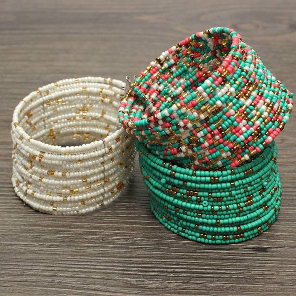 Bohemia-Handmade-Multilayer-Circle-Charm-Beads-Bracelet-Bangle-965887