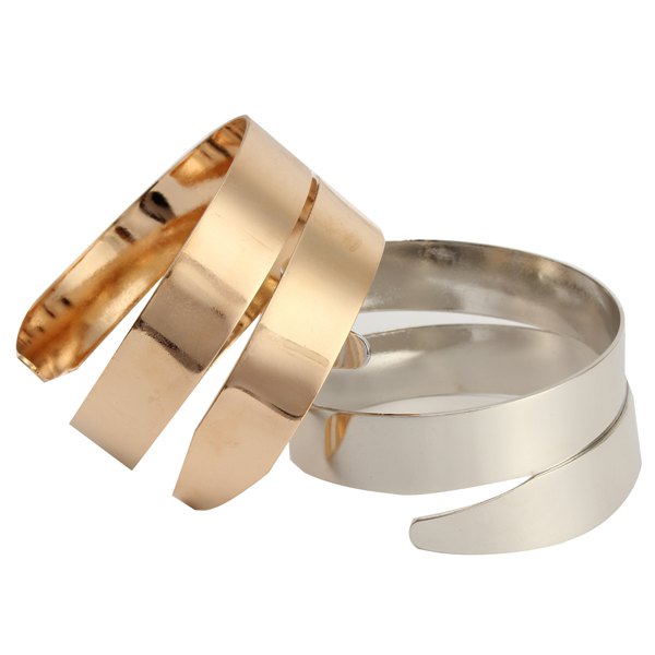 Gold-Silver-Cuff-Upper-Arm-Bracelet-Bangle-For-Women-977886