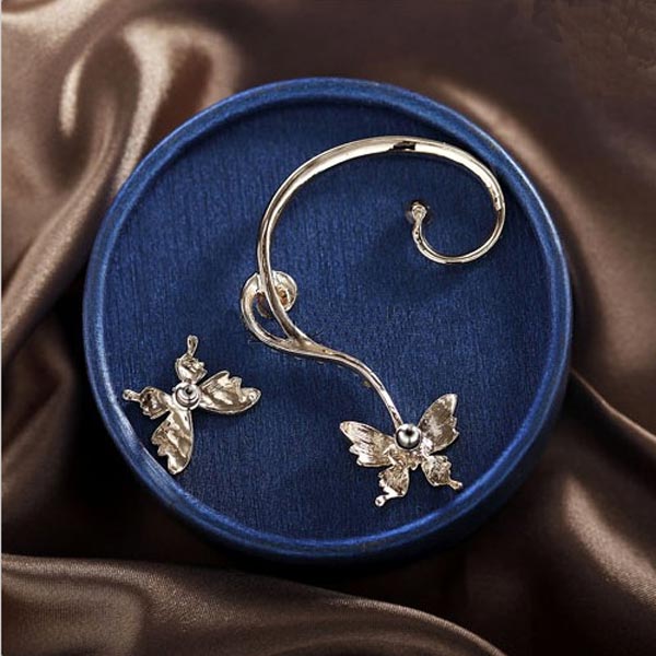 18K-Gold-Plated-Rhinestone-Butterfly-Ear-Clip-Stud-Earrings-Jewelry-923556