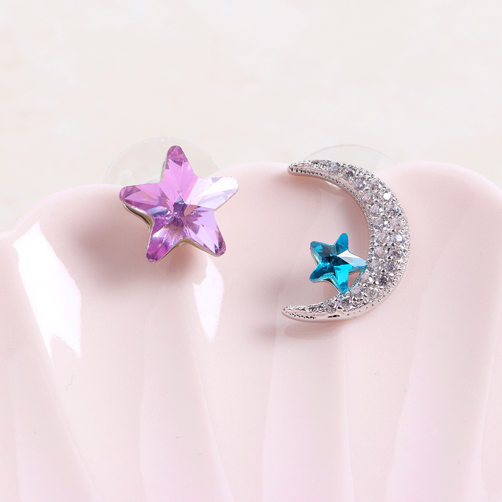 Unique-Asymmetric-Ear-Stud-Earring-Luxury-Micro-Paved-Zirconia-Crystal-Star-Moon-Piercing-Earrings-1319576