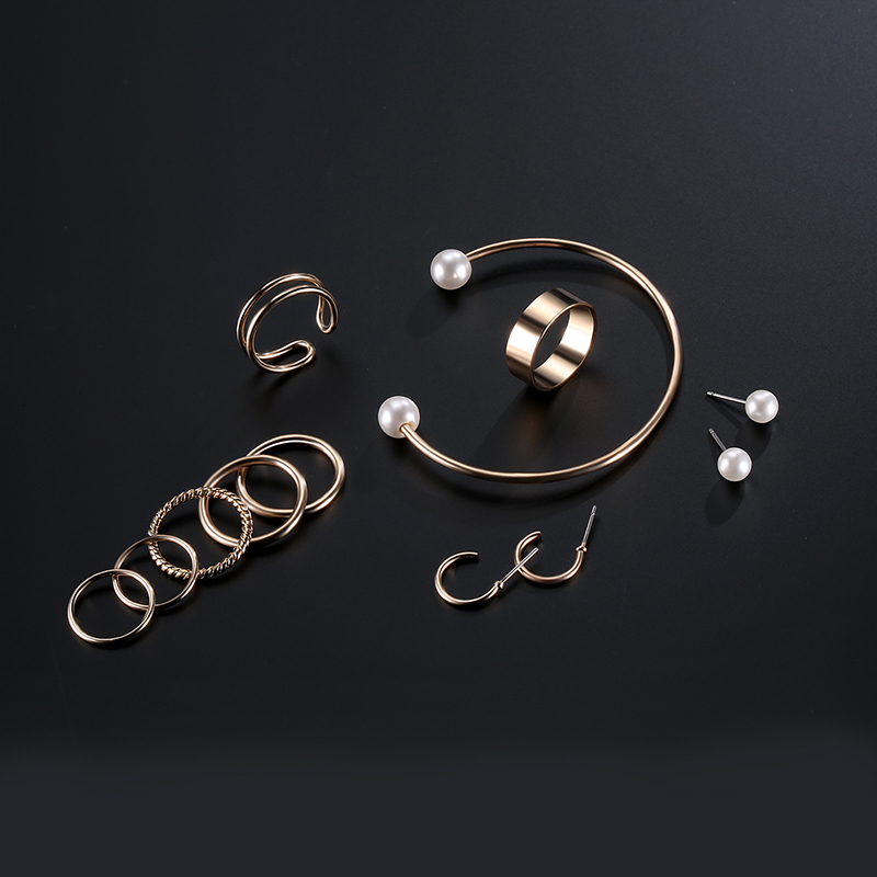 9-Pcs-of-Trendy-Rings-Artificial-Pearl-Earrings-Bracelet-Women-Jewelry-Set-1147330