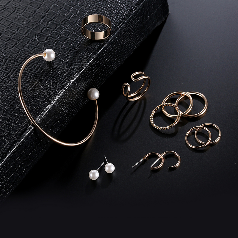 9-Pcs-of-Trendy-Rings-Artificial-Pearl-Earrings-Bracelet-Women-Jewelry-Set-1147330