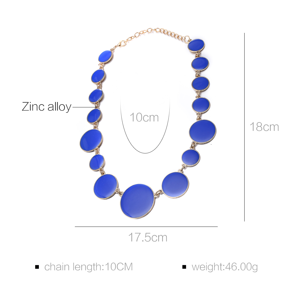 Blue-Enamel-Round-Flat-Necklace-Earrings-Jewelry-Set-Simple-Style-for-Women-1141852