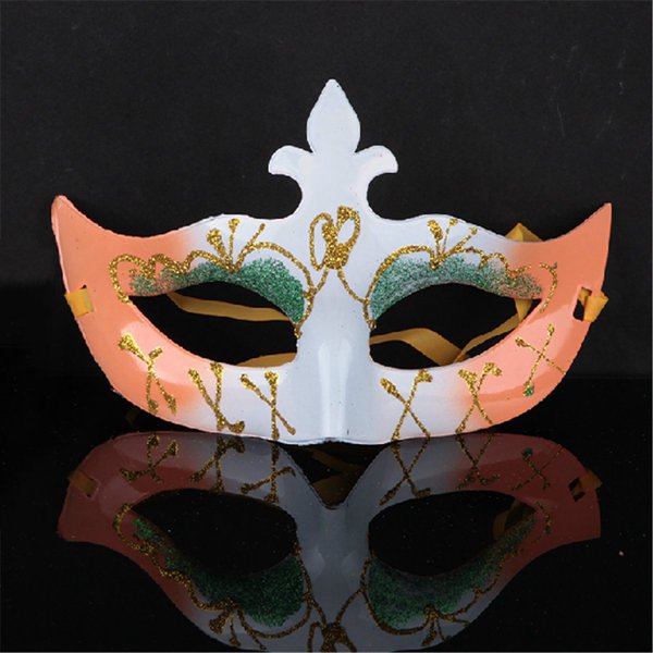 Multicolor-Halloween-Props-Gold-Dust-Masquerade-Mask-1001968