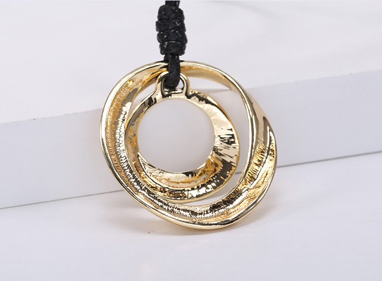 Alloy-Necklace-Double-Circle-Personality-Simple-Fashion-Pendant-for-Women-1267410