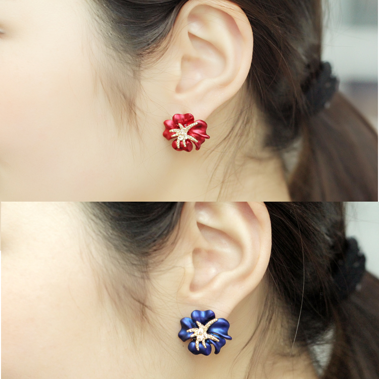 1-Pair-Elegant-Brilliant-Blue-Red-Blooming-Flowers-Golden-Rhinestones-Stud-Earrings-1266726