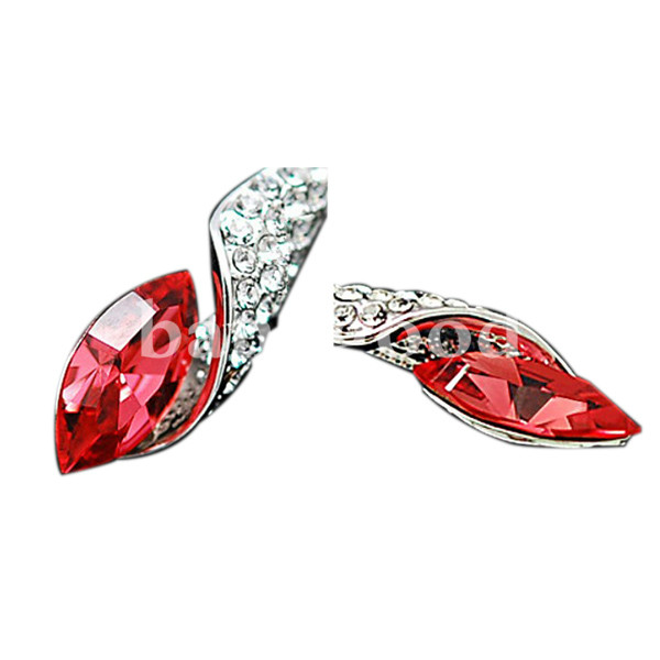 Trendy-Silver-Red-Crystal-Teardrop-Necklace-For-Women-47892