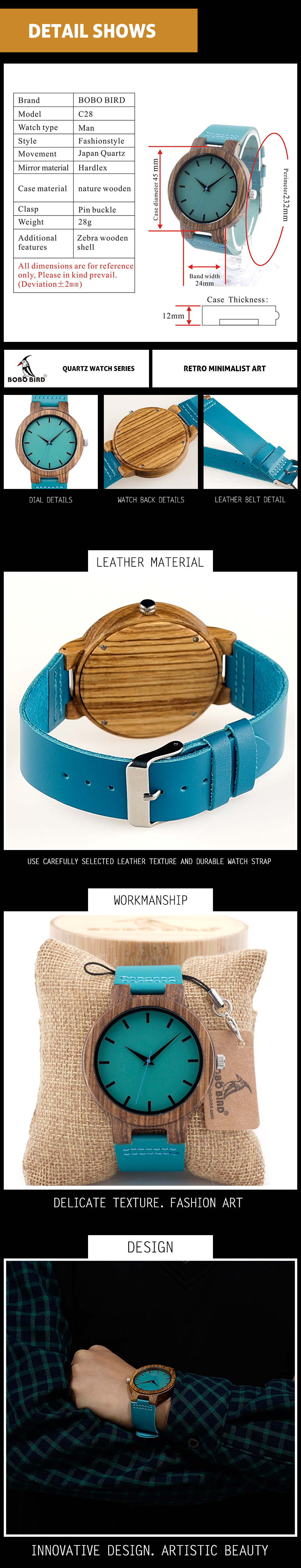 BOBO-BIRD-C28-Casual-Style-Wooden-Watch-Blue-Genuine-Leather-Strap-Quartz-Watch-1241786