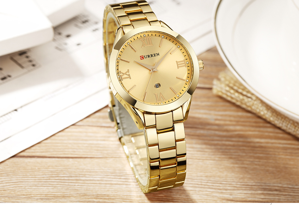 CURREN-9007-Calendar-Fashionable-Women-Watches-Stainless-Steel-Strap-Quartz-Watch-1283684