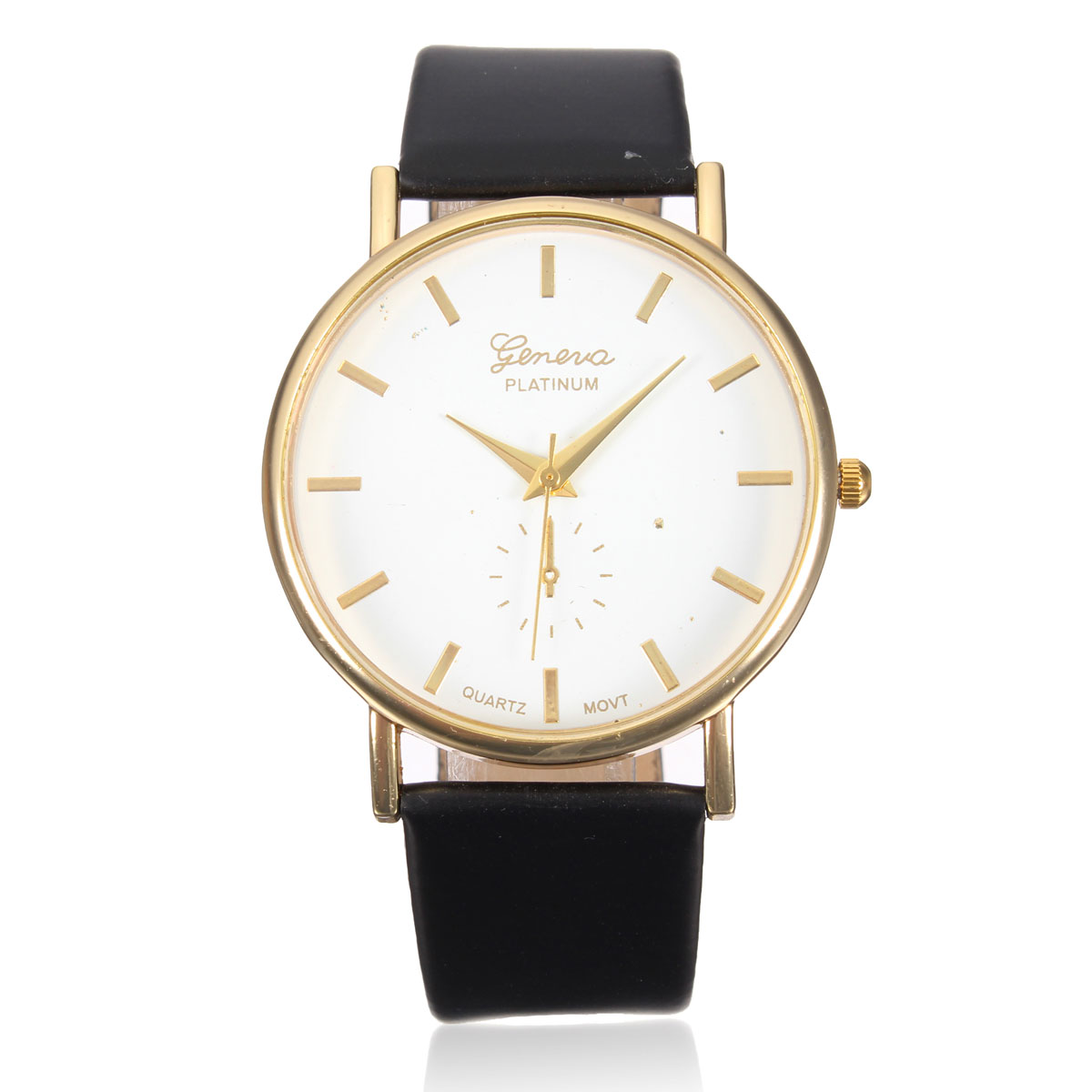 Casual-Simple-Face-Gold-Case-PU-Leather-Men-Women-Wrist-Watch-984243