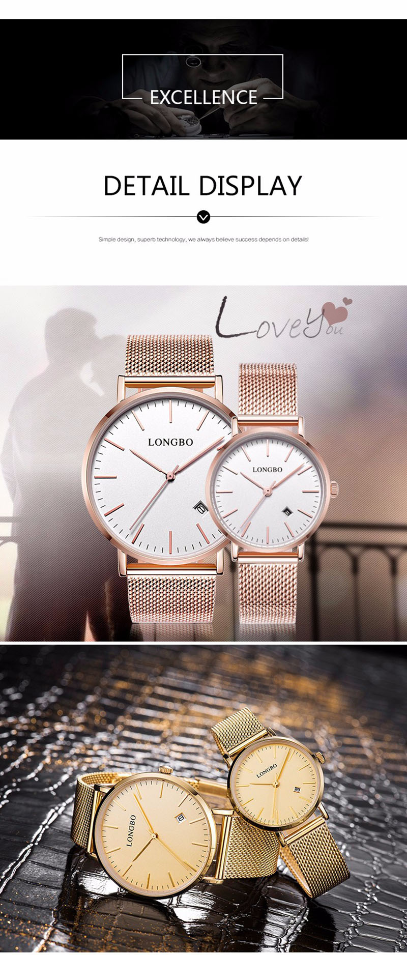 LONGBO-5009-Calendar-Lovers-Couple-Watch-Waterproof-Alloy-Case-Fashion-Simple-Wrist-Watch-1150890