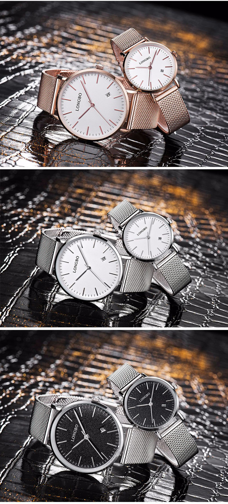 LONGBO-5009-Calendar-Lovers-Couple-Watch-Waterproof-Alloy-Case-Fashion-Simple-Wrist-Watch-1150890