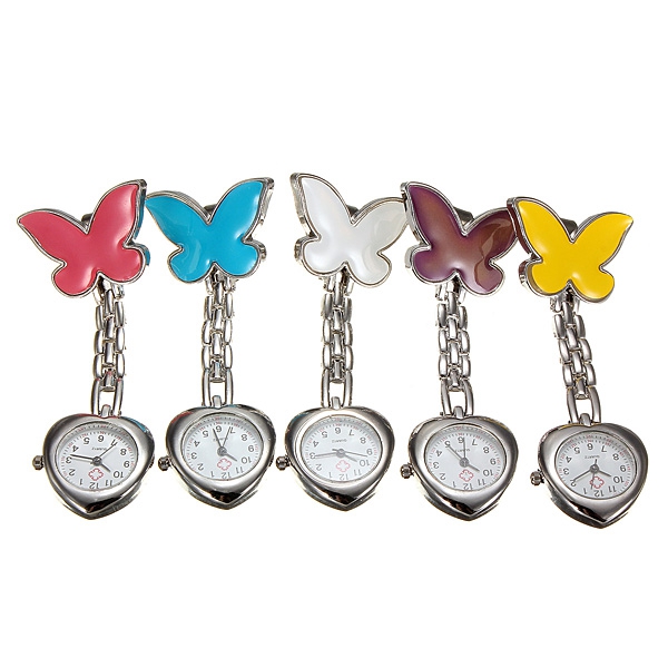 Butterfly-Nurse-Clip-Heart-Brooch-Stainless-Steel-Pocket-Quartz-Watch-943722