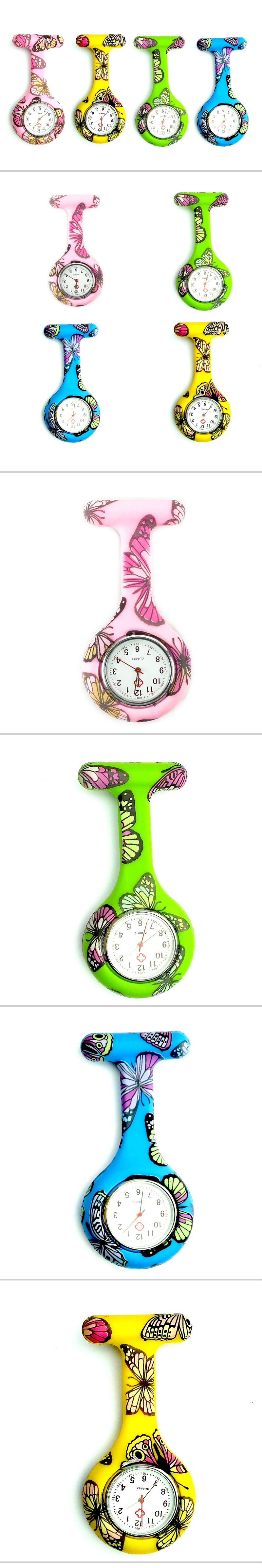 Butterfly-Pattern-Nurse-Watch--Colorful-Silicone-Pocket-Watch-Doctor-Fob-Watch-1279560