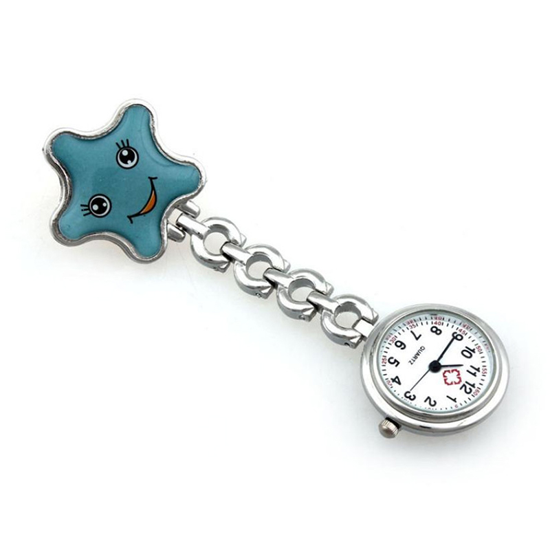 Women-Cartoon-Sea-Star-Shape-Smiley-Face-Nurse-Watch-Colorful-Pocket-Watch-1279544