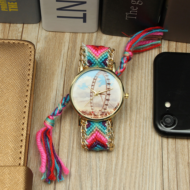 Custom-Folk-Style-Women-Watch-Ferris-Wheel-Alloy-Case-Knitted-Fabric-Strap-Casual-Retro-Quartz-Wrist-1159851