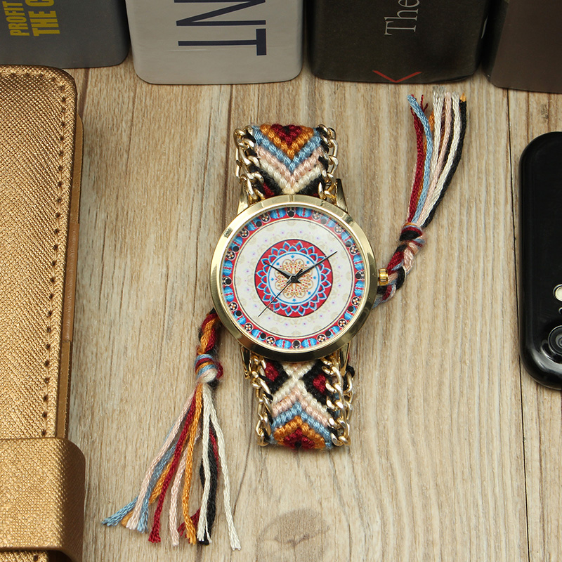 Custom-Folk-Women-Watch-Kaleidoscope-Pattern-Alloy-Case-Casual-Retro-Quartz-Wrist-Watch-1159856