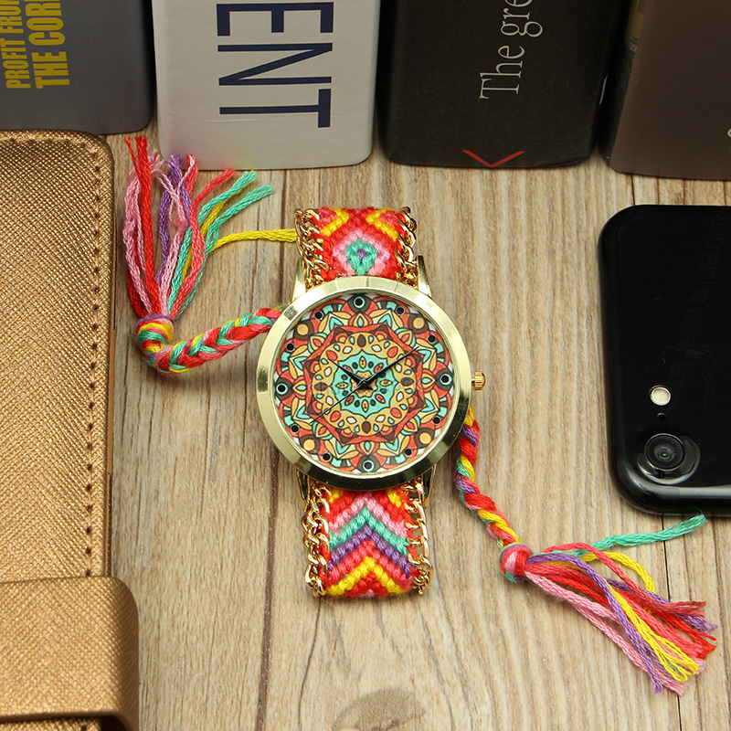 Custom-Folk-Women-Watch-Kaleidoscope-Pattern-Alloy-Case-Casual-Retro-Quartz-Wrist-Watch-1159856