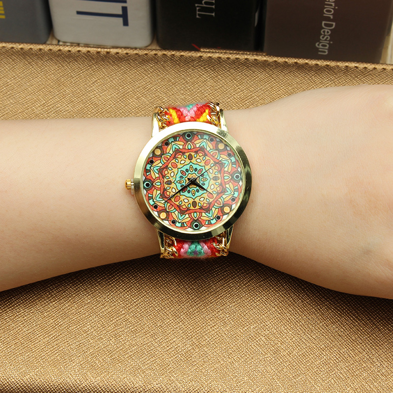 Custom-Folk-Women-Watch-Kaleidoscope-Pattern-Alloy-Case-Casual-Retro-Quartz-Wrist-Watch-1159856