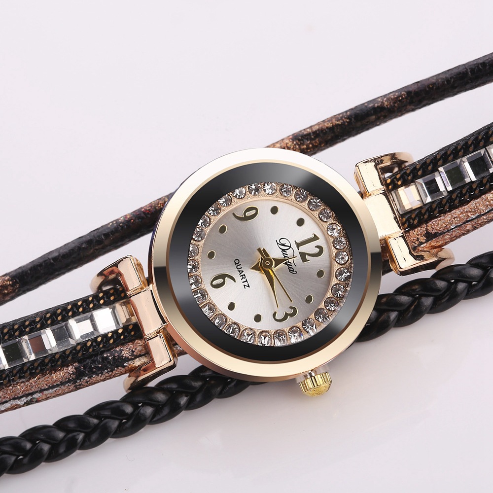 DUOYA-Women-Leather-Band-Winding-Analog-Laides-Dress-Bracelet-Quartz-Watch-1256791