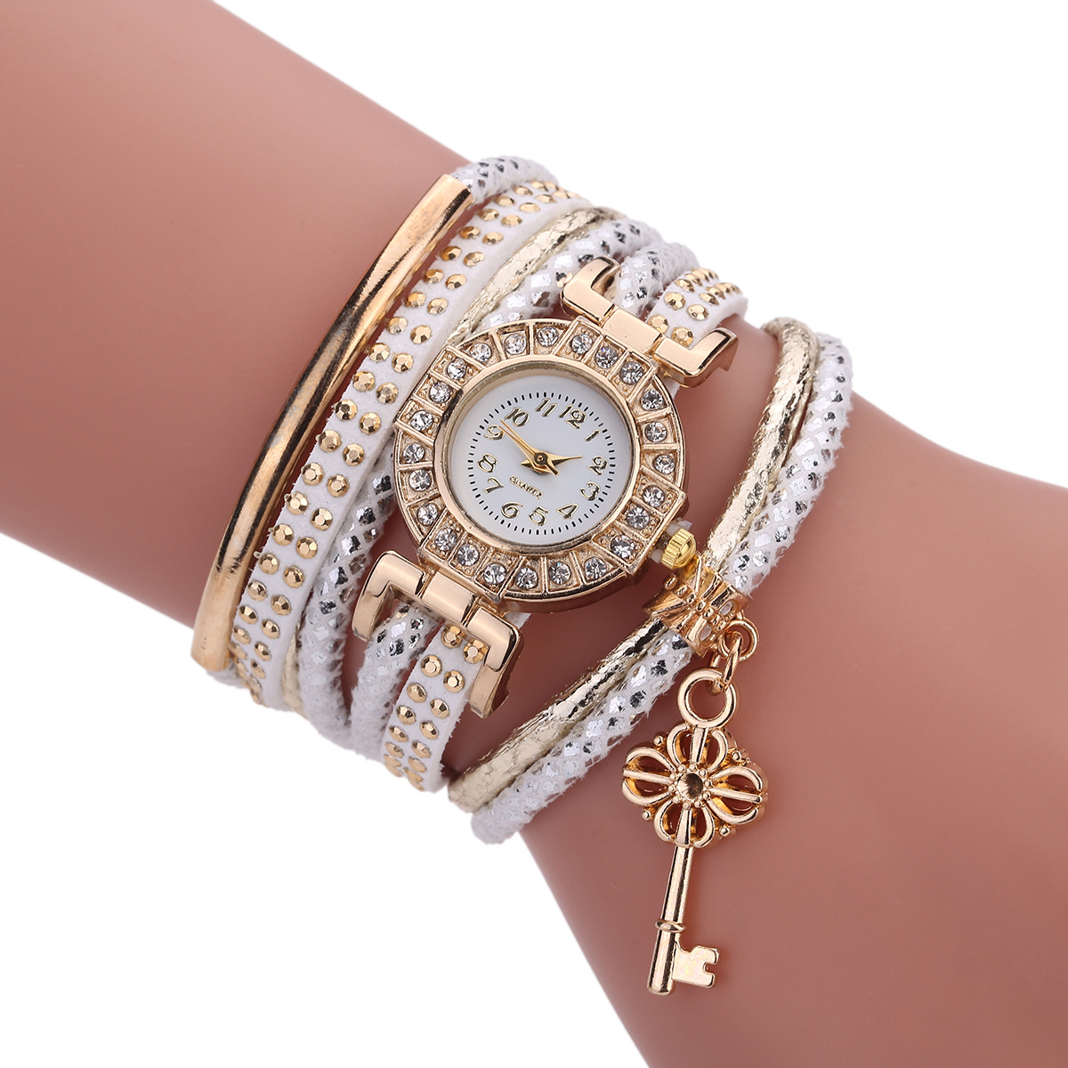 Fashion-Ladies-Dress-Luxury-Key-Bracelet-Vintage-Women-Quartz-Watch-1273834