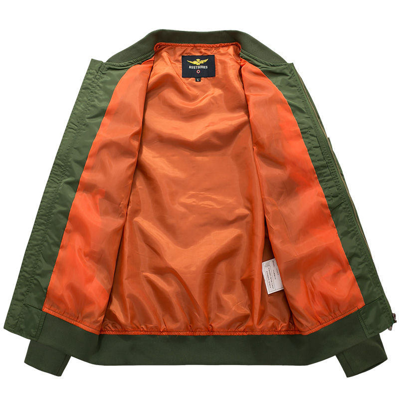 ASSTSERIES-Mens-Spring-Autumn-Casual-Sport-Flight-Jacket-Pure-Color-Bomber-Jacket-Big-Size-1252970