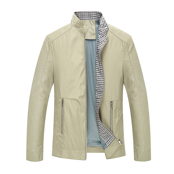 Casual-Business-Stand-Collar-Zipper-Spring-Fall-Pure-Color-Men-Brief-Jacket-Coat-1118304