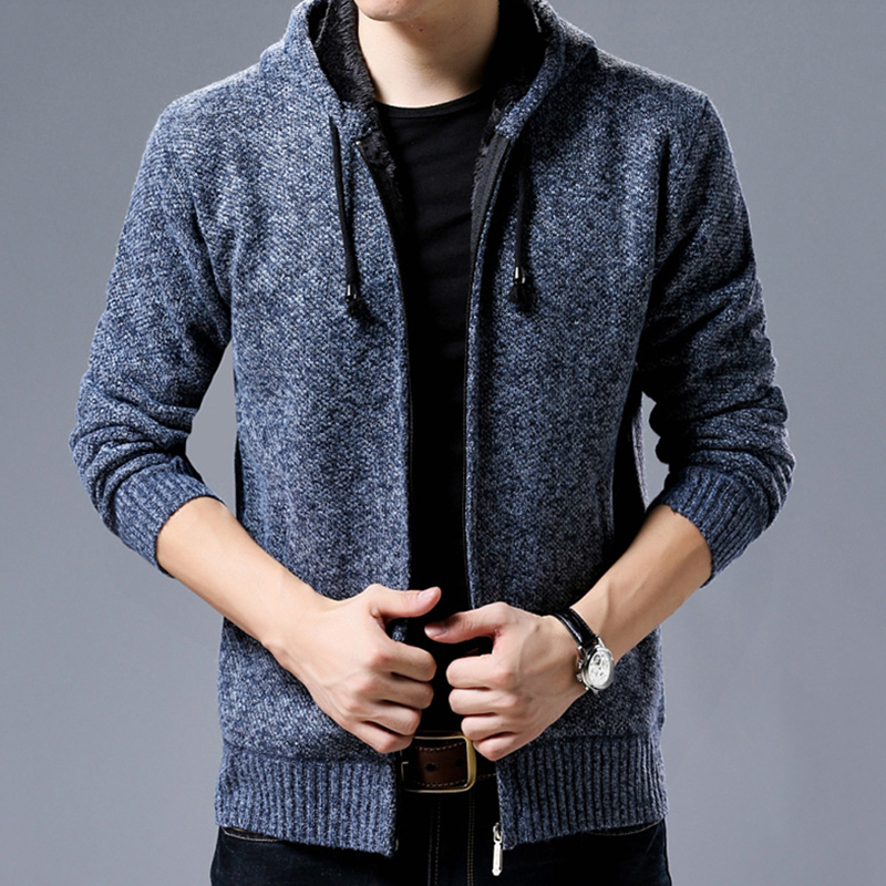 Mens-Knit-Hooded-Fleece-Coats-Thick-Warm-Zipper-Casual-Jacket-1382293