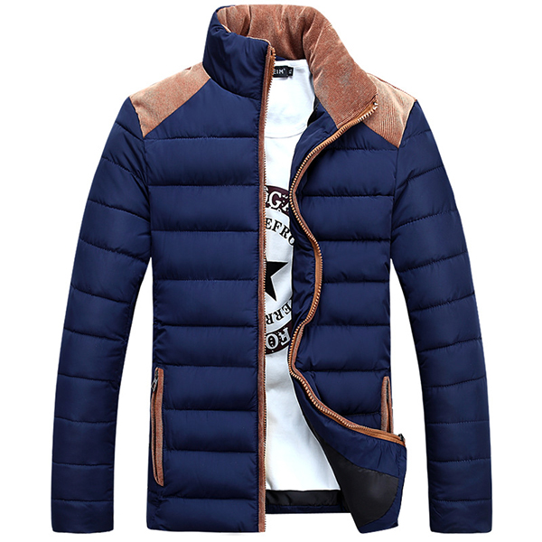 Mens-Stand-Collar-Coat-Fashion-Casual-Slim-Fit-Stitching-Polyester-Thick-Jacket-1097649