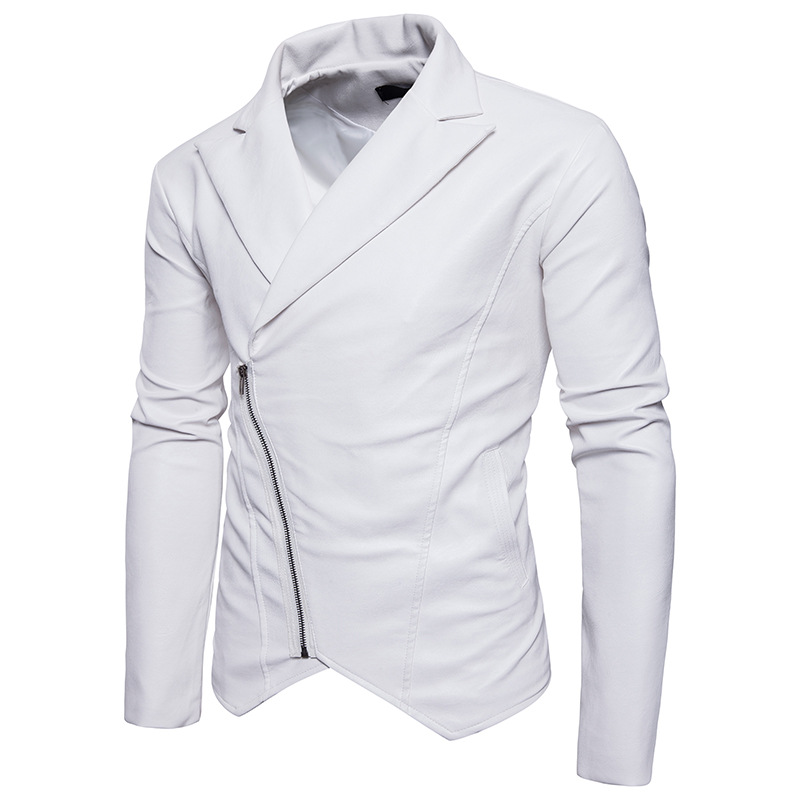 Fashion-Personality-Lapel-Oblique-Zipper-Irregular-Hem-Slim-PU-Faux-Leather-Jacket-for-Men-1262370