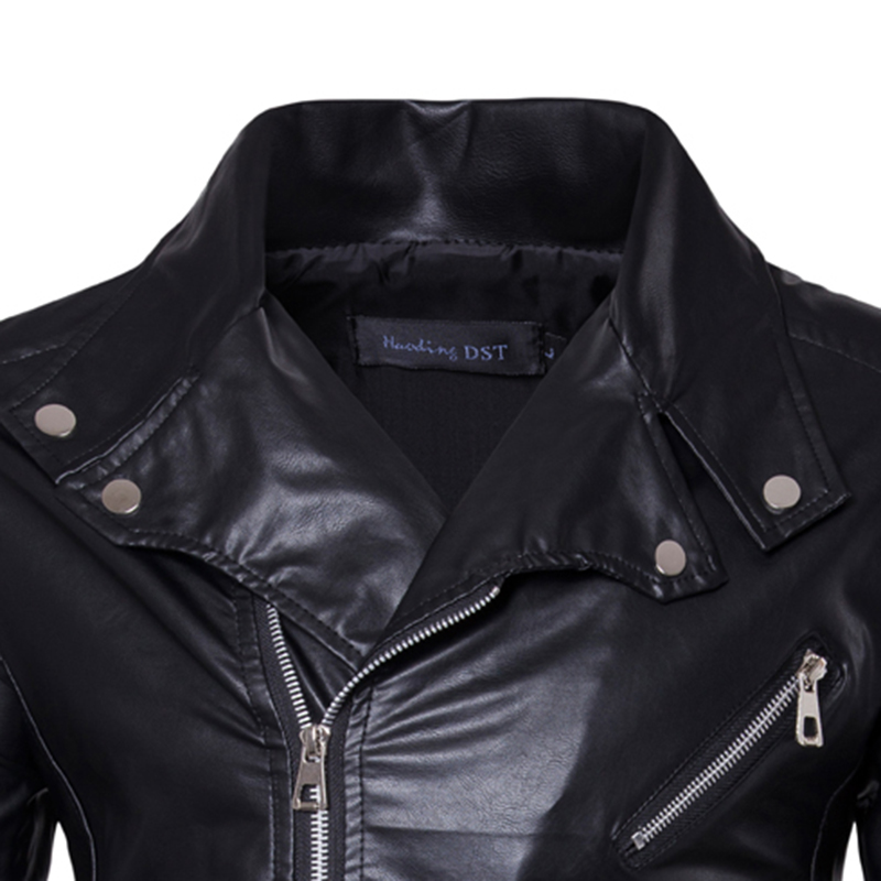 Men-Zipper-Buckle-Turn-down-Collar-Leather-Jacket-1419719