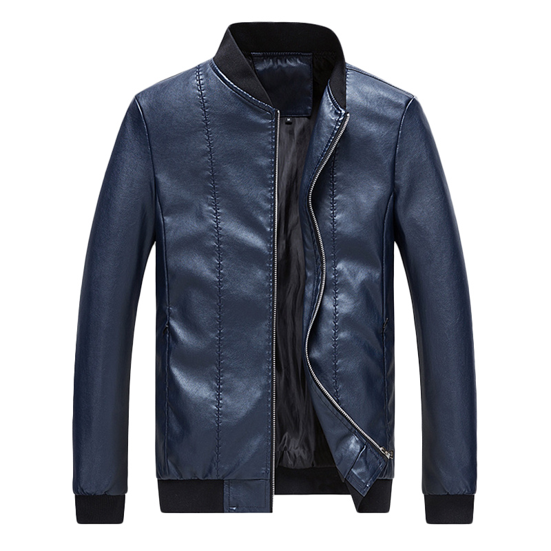 Mens-Slim-Casual-Baseball-Collar-Solid-Color-Faux-Leather-Jacket-1362988